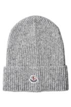 Moncler Moncler Ribbed Beanie With Wool And Alpaca
