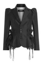 Dsquared2 Dsquared2 Wool Jacket With Lace