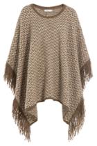 Closed Closed Knit Cape With Alpaca