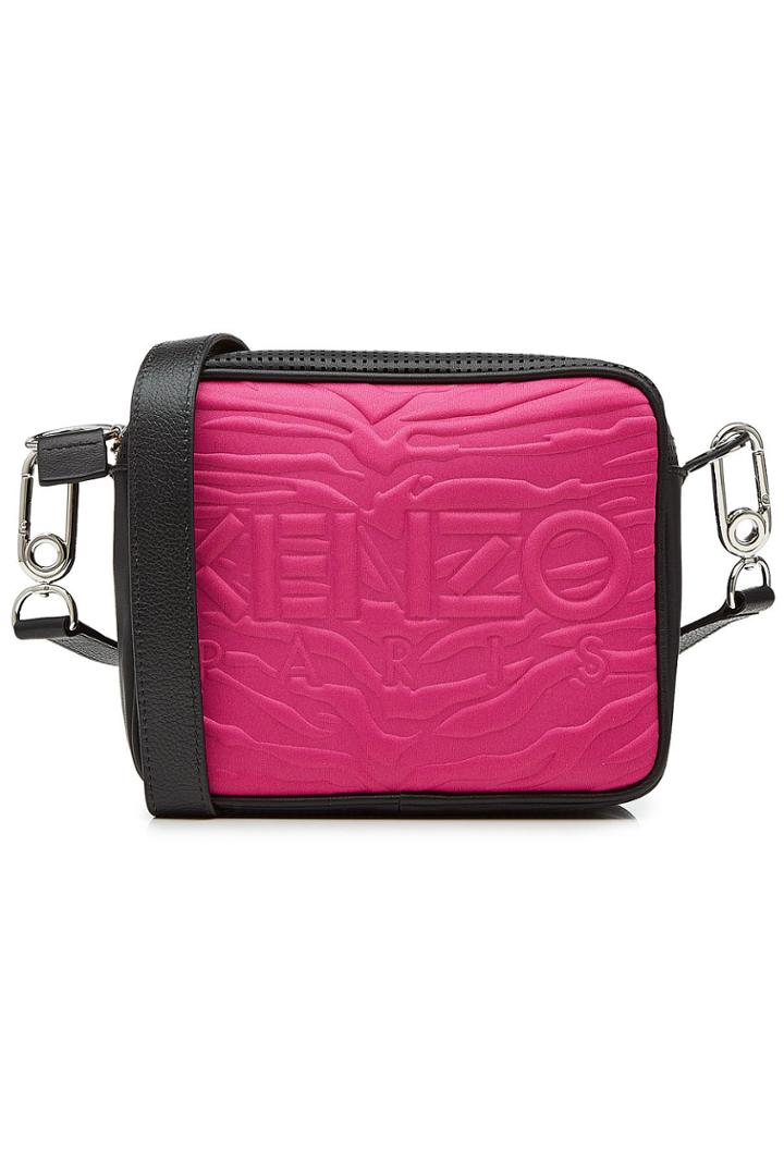 Kenzo Kenzo Neoprene Shoulder Bag With Leather