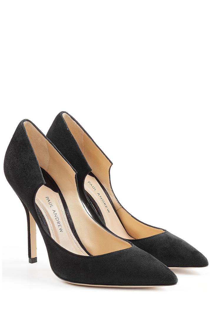 Paul Andrew Paul Andrew Suede Pumps - Black