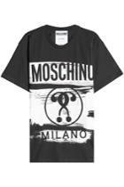 Moschino Moschino Oversized Printed Cotton T-shirt