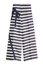 Delpozo Delpozo Striped Flared Cropped Trousers