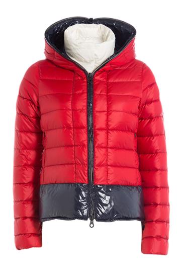 Duvetica Duvetica Layered Down Jacket - Red