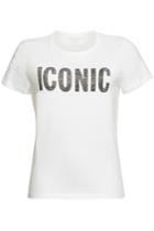 Majestic Majestic Printed Cotton T-shirt