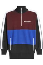 Palm Angels Palm Angels Turtleneck Pullover With Zip Front