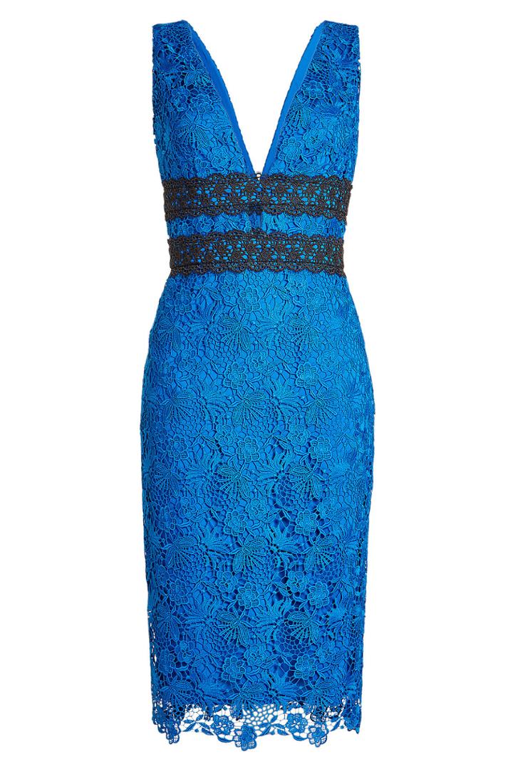 Diane Von Furstenberg Diane Von Furstenberg Lace Dress - Blue