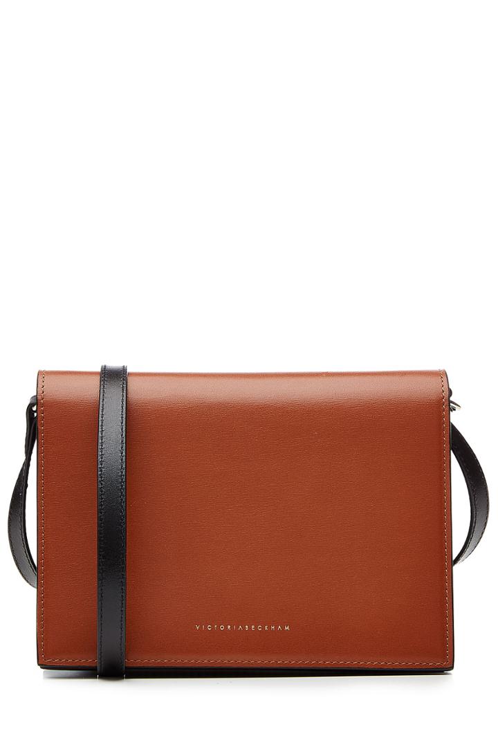 Victoria Beckham Victoria Beckham Mini Leather Shoulder Bag - Brown