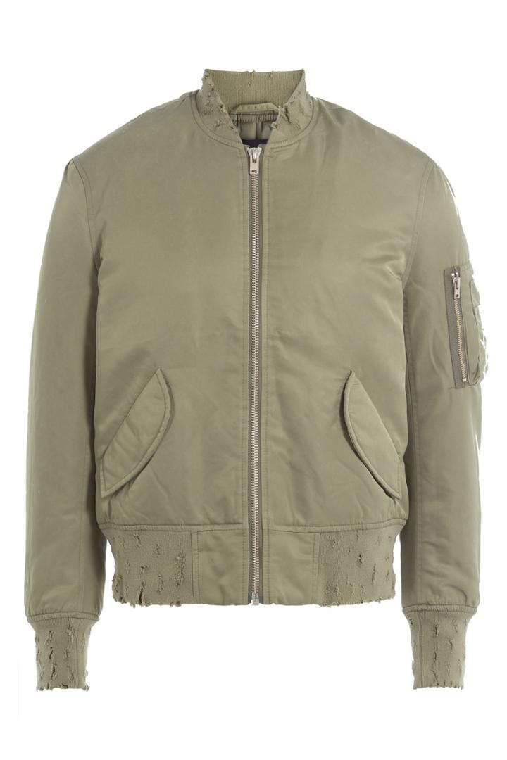 Iro Iro Bomber Jacket With Distressed Detail