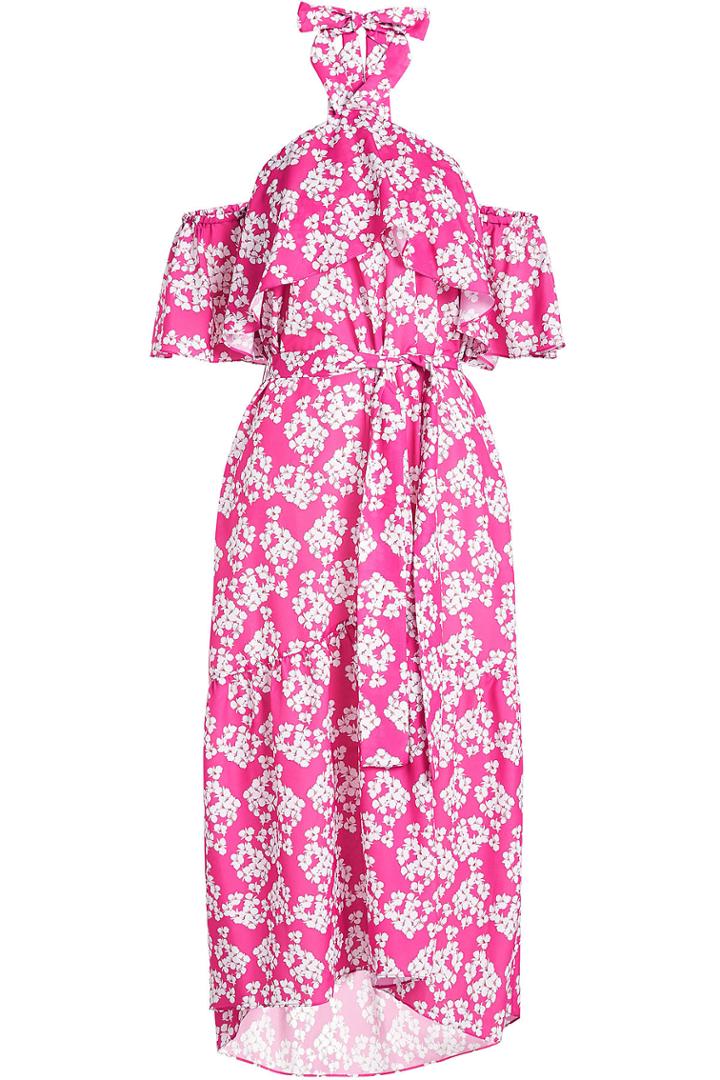 Borgo De Nor Borgo De Nor Off-shoulder Printed Dress