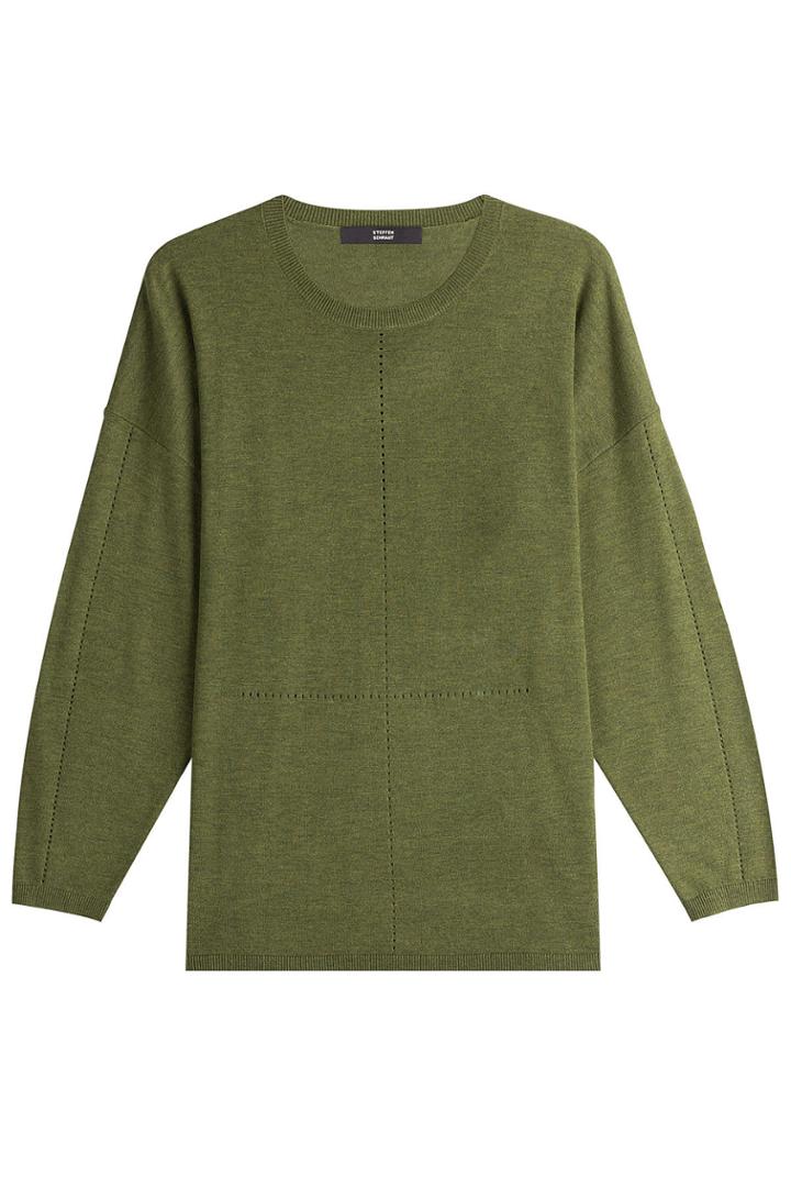 Steffen Schraut Steffen Schraut Drop Shoulder Pullover - Green