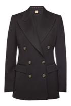 Burberry Burberry Patterdale Wool Blazer With Silk