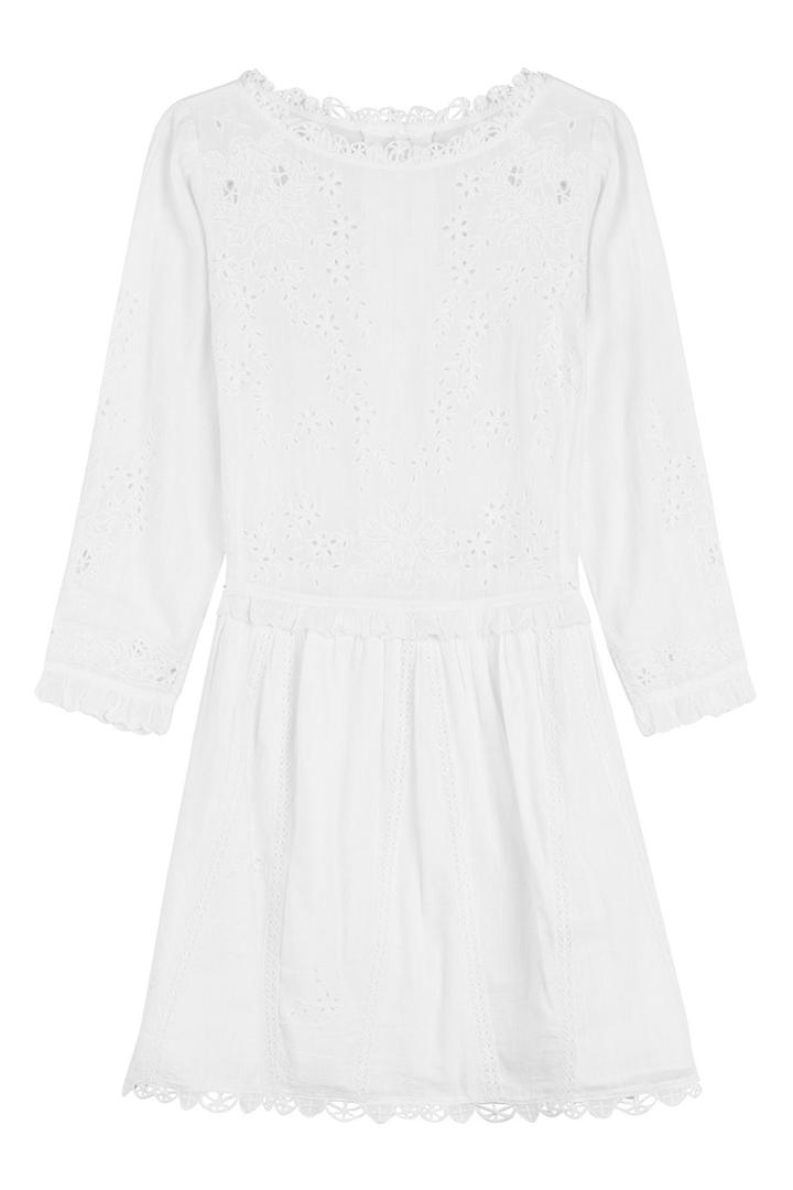 Zadig & Voltaire Zadig & Voltaire Cotton Dress With Embroidery - White