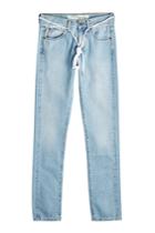 Off White Off White Jeans With Tie Belt