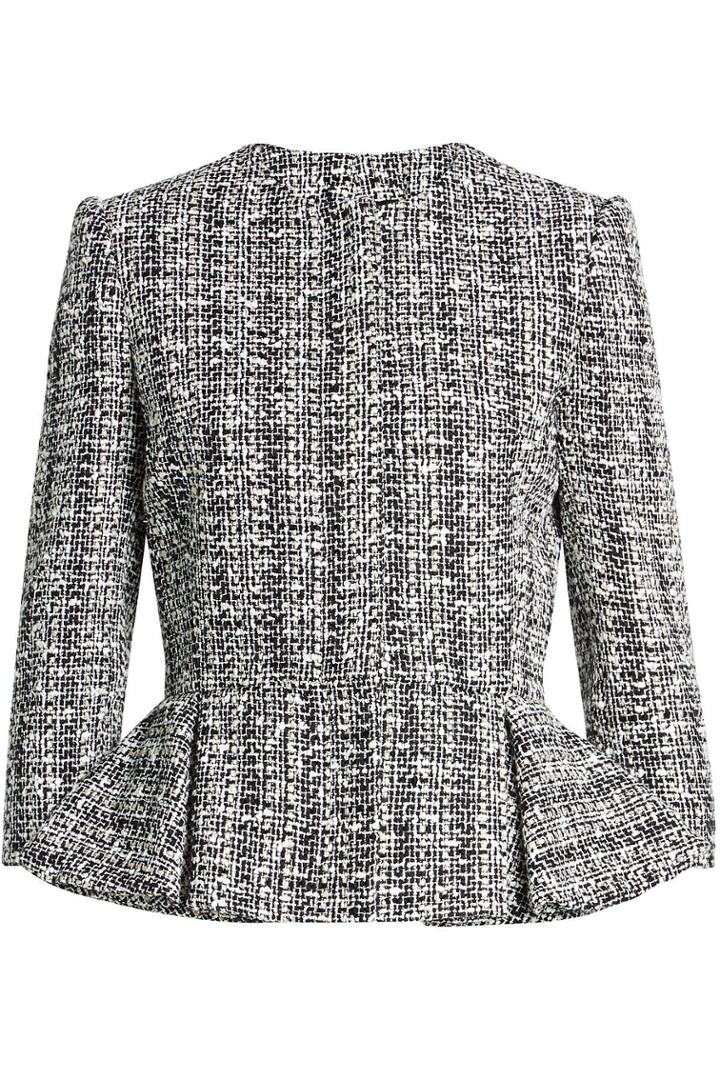 Alexander Mcqueen Alexander Mcqueen Peplum Top With Wool