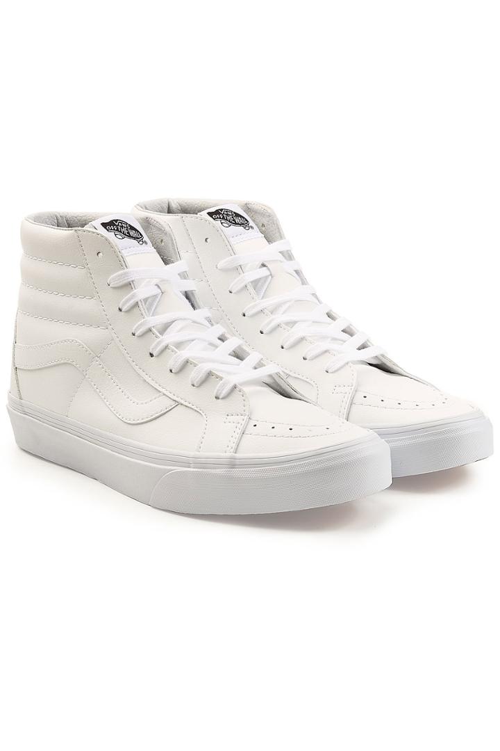 Vans Vans Classic Tumble Sk8-hi Reissue Leather Sneakers