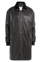 Mcq Alexander Mcqueen Mcq Alexander Mcqueen Leather Coat - Black