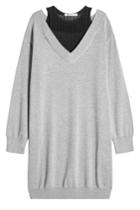 T By Alexander Wang T By Alexander Wang Layered Dress With Cotton