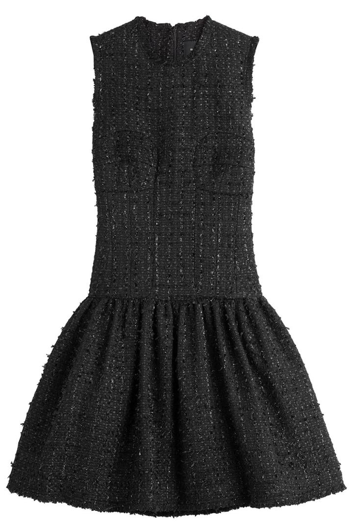 Simone Rocha Simone Rocha Metallic Tweed Dress - Black