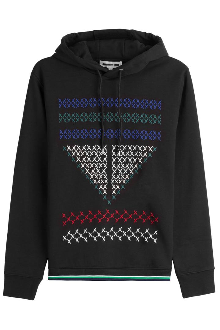 Mcq Alexander Mcqueen Mcq Alexander Mcqueen Embroidered Cotton Hoody