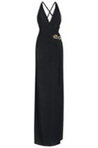 Roberto Cavalli Roberto Cavalli Floor Length Dress With Snake Embellishment
