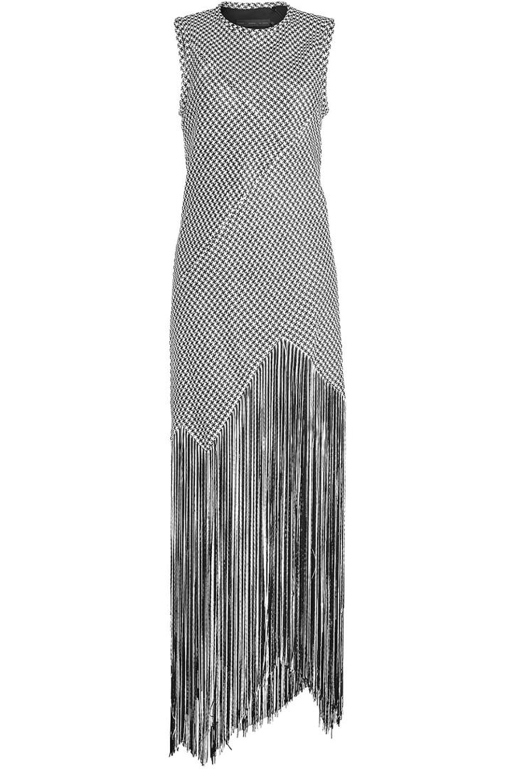 Proenza Schouler Proenza Schouler Anniversary Collection Basket Weave Fringed Dress