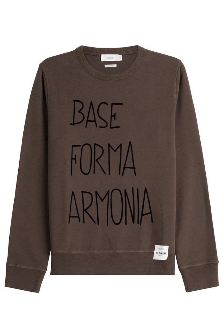 Closed Closed Printed Cotton Sweatshirt - Green