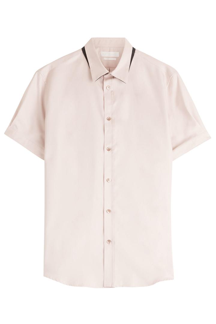 Alexander Mcqueen Alexander Mcqueen Short Sleeved Cotton Shirt - Multicolored