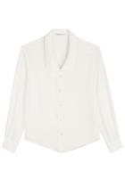 Agnona Agnona Silk Shirt - White