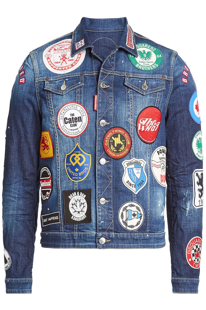 Dsquared2 Dsquared2 Patched Denim Jacket