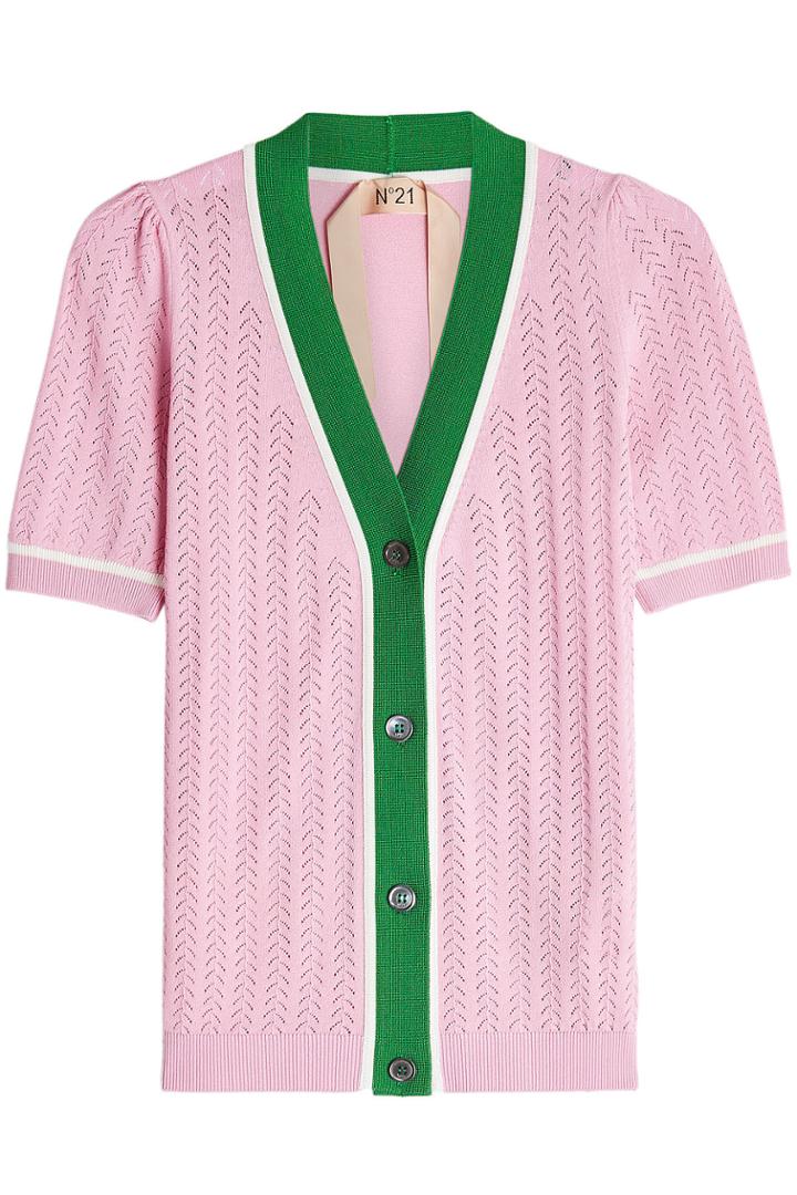 N 21 N&deg;21 Openwork Knit Cardigan