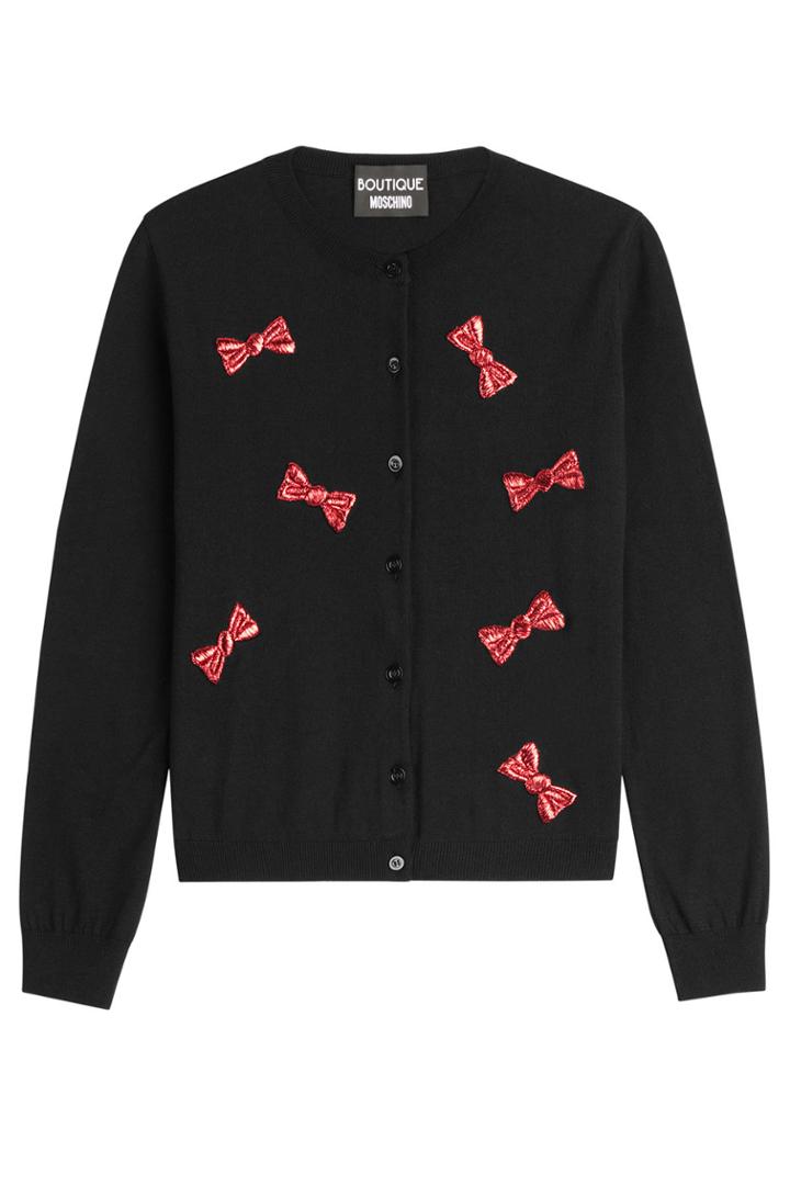 Boutique Moschino Boutique Moschino Cardigan With Virgin Wool And Cotton - None
