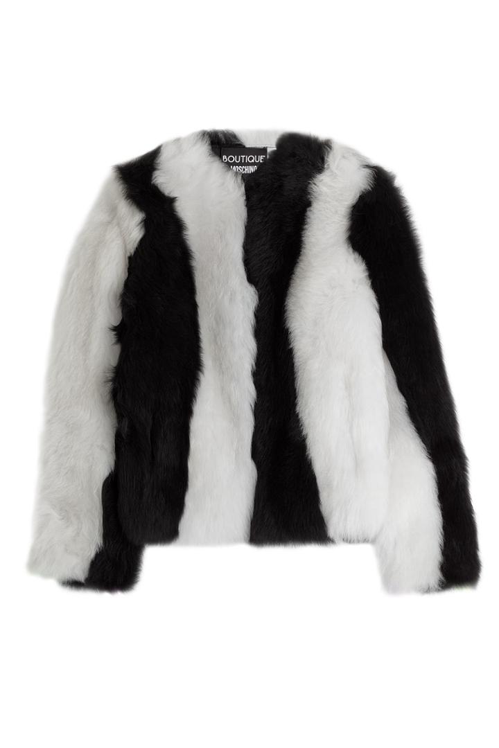 Boutique Moschino Boutique Moschino Two-tone Sheepskin Jacket