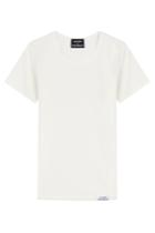 Anthony Vaccarello Anthony Vaccarello Cotton-blend T-shirt - White