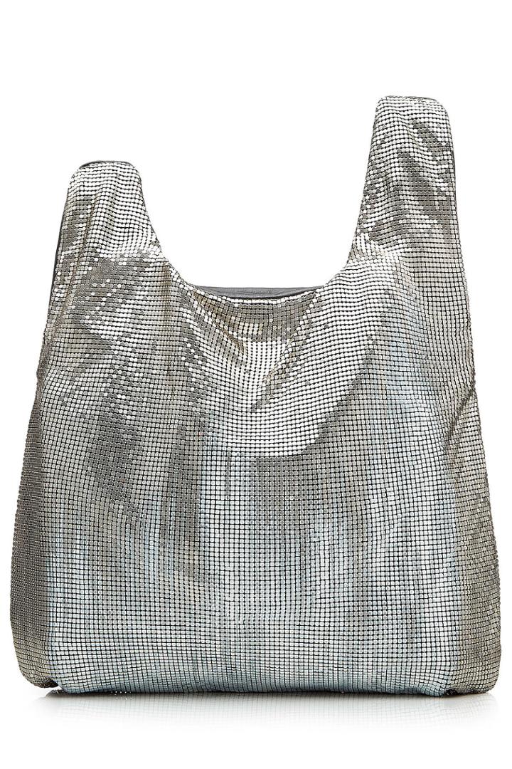 Maison Margiela Maison Margiela Leather And Aluminium Tote