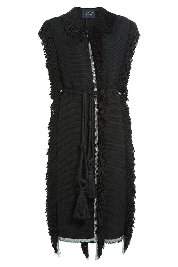 Lanvin Lanvin Fringed Wool Vest