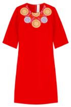 Peter Pilotto Peter Pilotto Embroidered Dress - Red