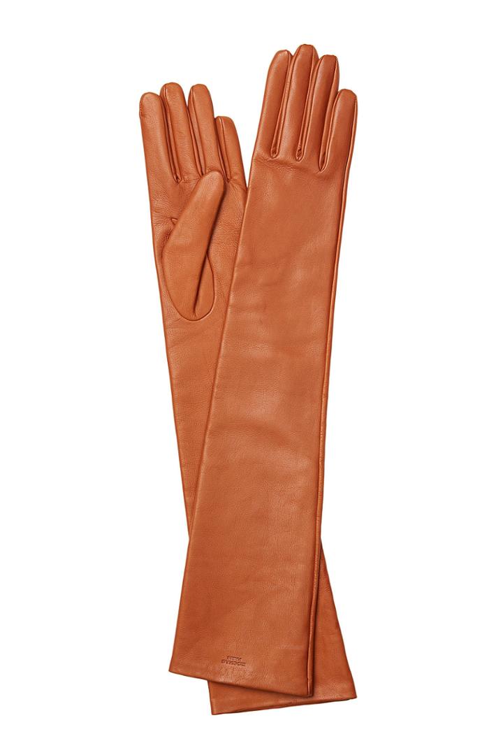 Rochas Rochas Long Leather Gloves