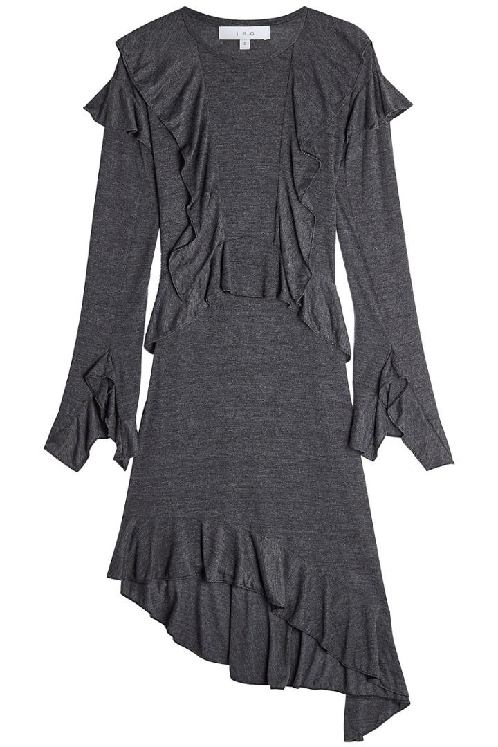 Iro Iro Jersey Dress With Ruffles
