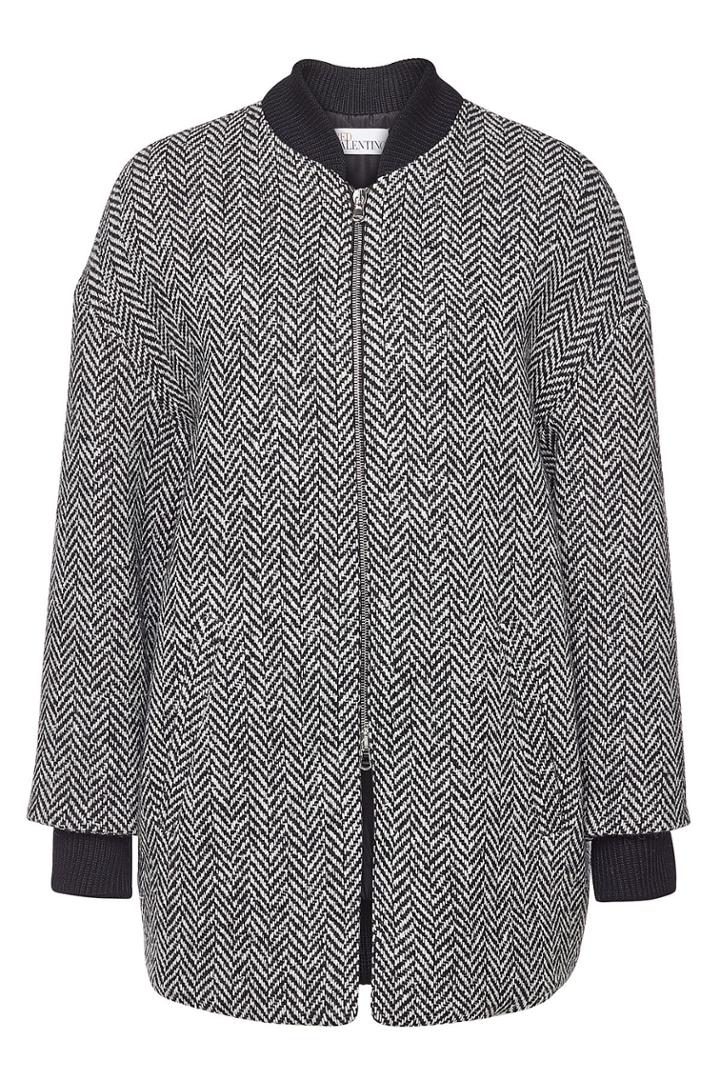 Red Valentino Red Valentino Printed Jacket With Wool