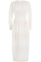 Emilia Wickstead Emilia Wickstead Knitted Midi Dress With Cut-out Sleeves - Beige