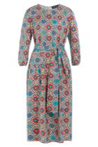Vanessa Seward Vanessa Seward Printed Silk Dress - Multicolor