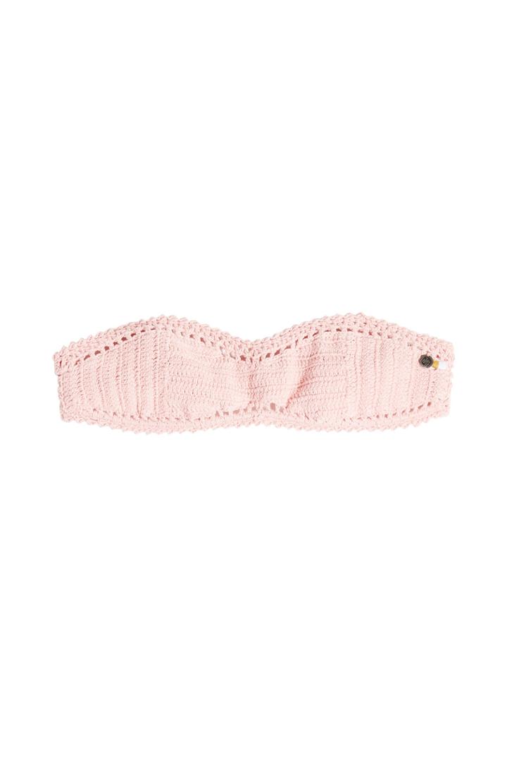 She Made Me She Made Me Crochet Bandeau Bikini Top