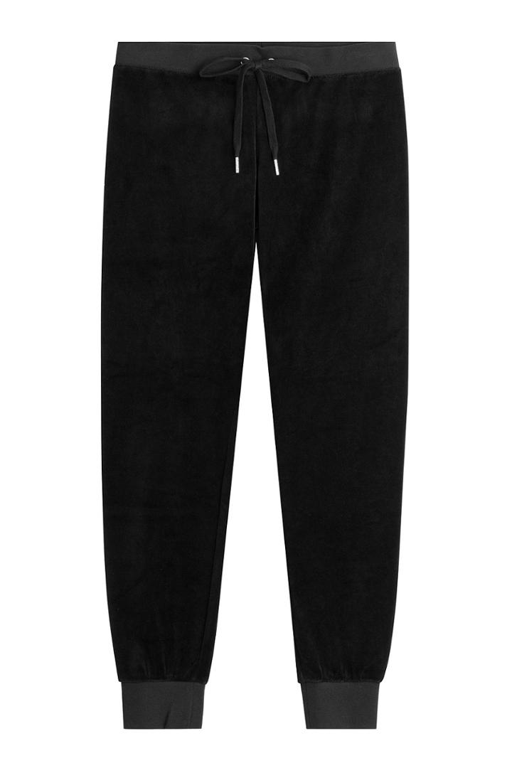 Juicy Couture Juicy Couture Velour Track Pants - Black