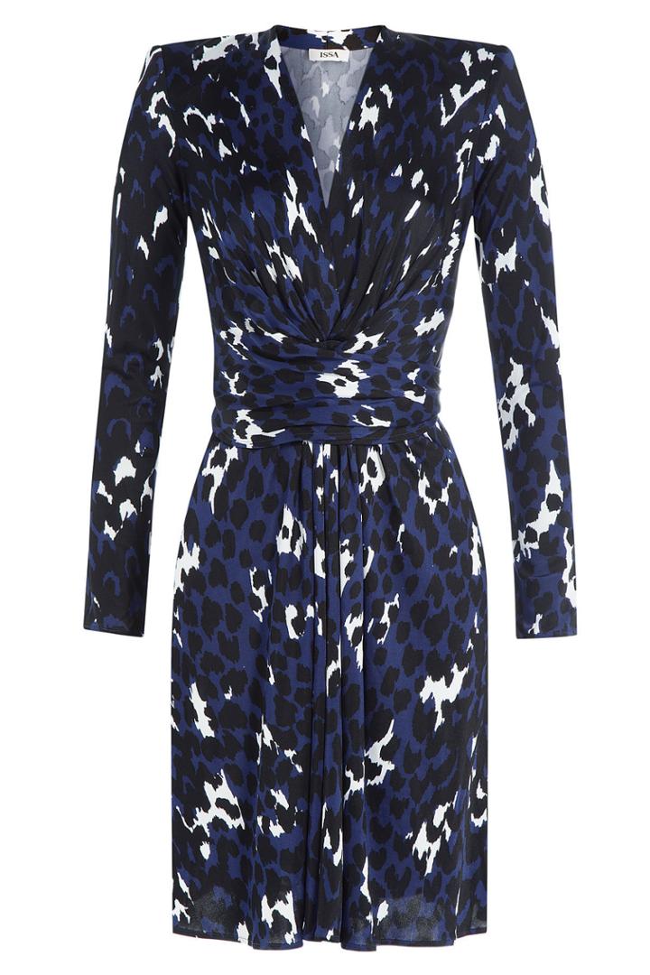 Issa Issa Printed Wrap Dress