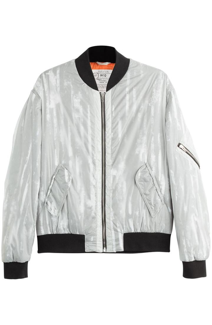 Mcq Alexander Mcqueen Striped Bomber