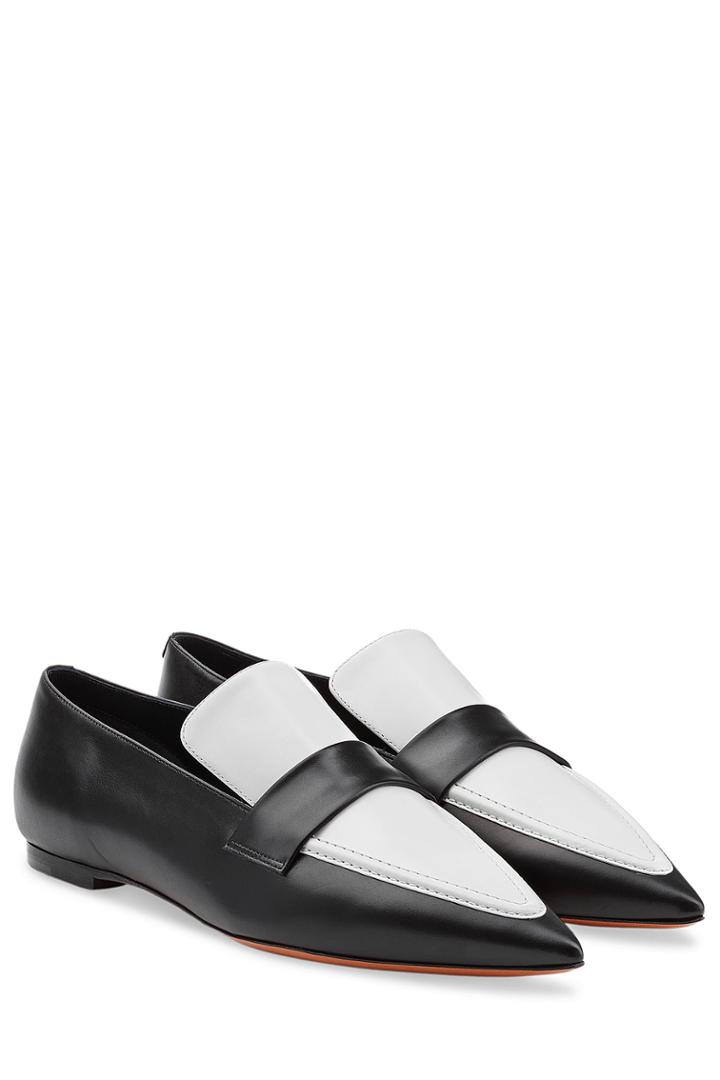 Céline Céline Two-tone Pointed Toe Creepers - Multicolor