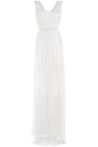 Alberta Ferretti Alberta Ferretti Floor Length Silk Chiffon Gown - None