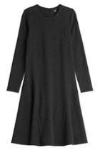 Theory Theory Flared Dress With Virgin Wool - Grey