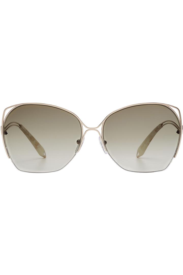 Victoria Beckham Victoria Beckham Fine Wave Sunglasses - Gold